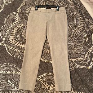 Banana republic Sloan Fit cropped, gray slacks